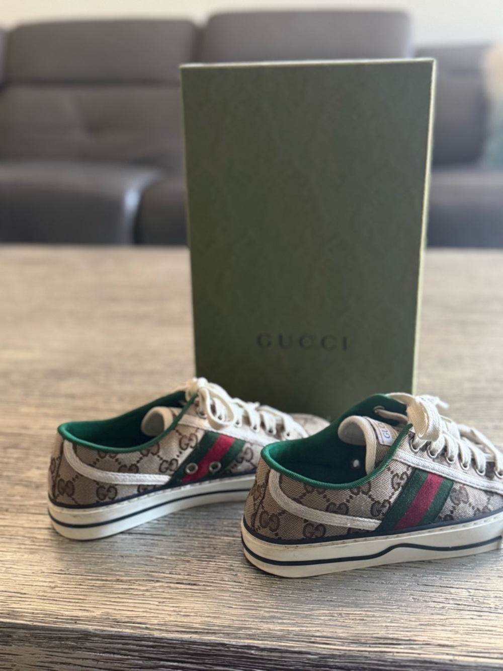 Women's Gucci Tennis 1977 sneaker size 35, Excellent Comdition - Picture 5 of 7